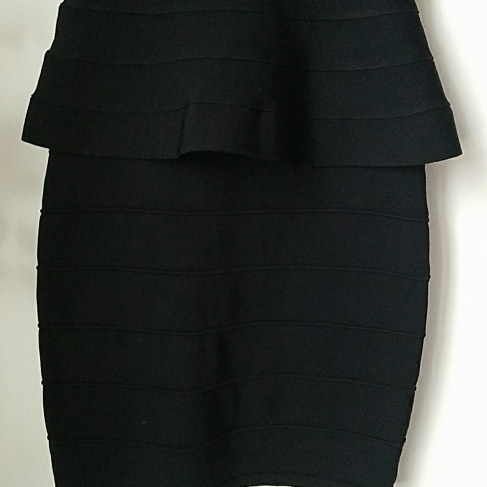 Haute Hippie Bandage Peplum Dress - Picture 4 of 8